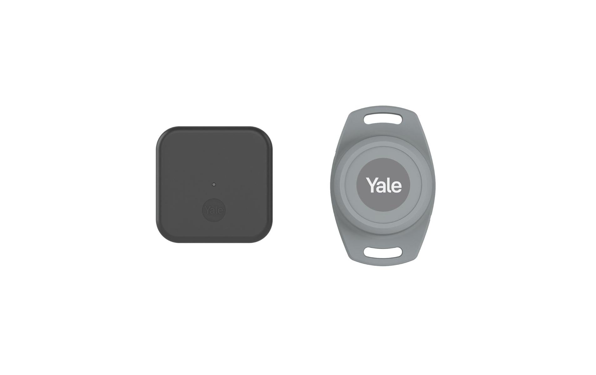 Yale Smart Garagentoröffner Montageset – kabellos, BT, 50×32×50 mm, Schwarz/Grau