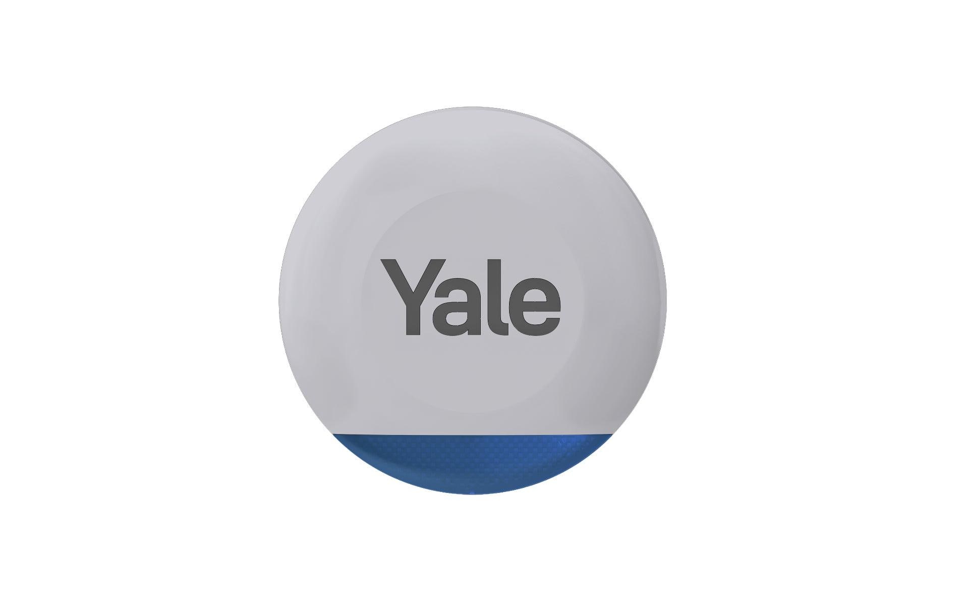 Yale AL-ESG-1A-G – Sirene, Funk 868 MHz, 100 dB, für Yale Smart Alarm – Grau
