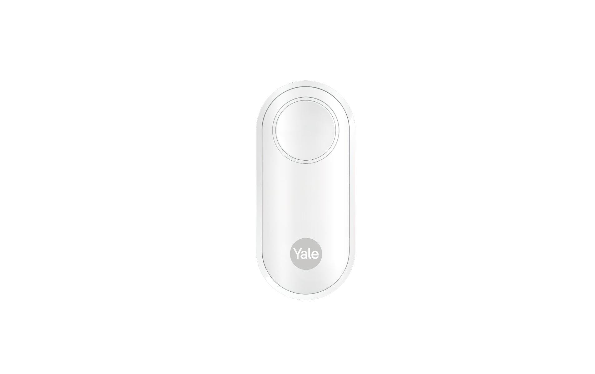 Yale Smart Alarm Button AL-PB-1A-W – Notrufsender, Funk, IP55 – Weiss, für Yale Smart Alarm