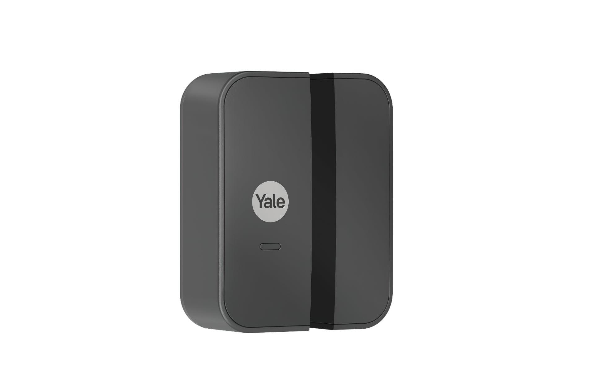 Yale AL-EDC-1A-G – Tür-/Fensterkontakt, Funk, CR123A – Schwarz, für Yale Smart Alarm