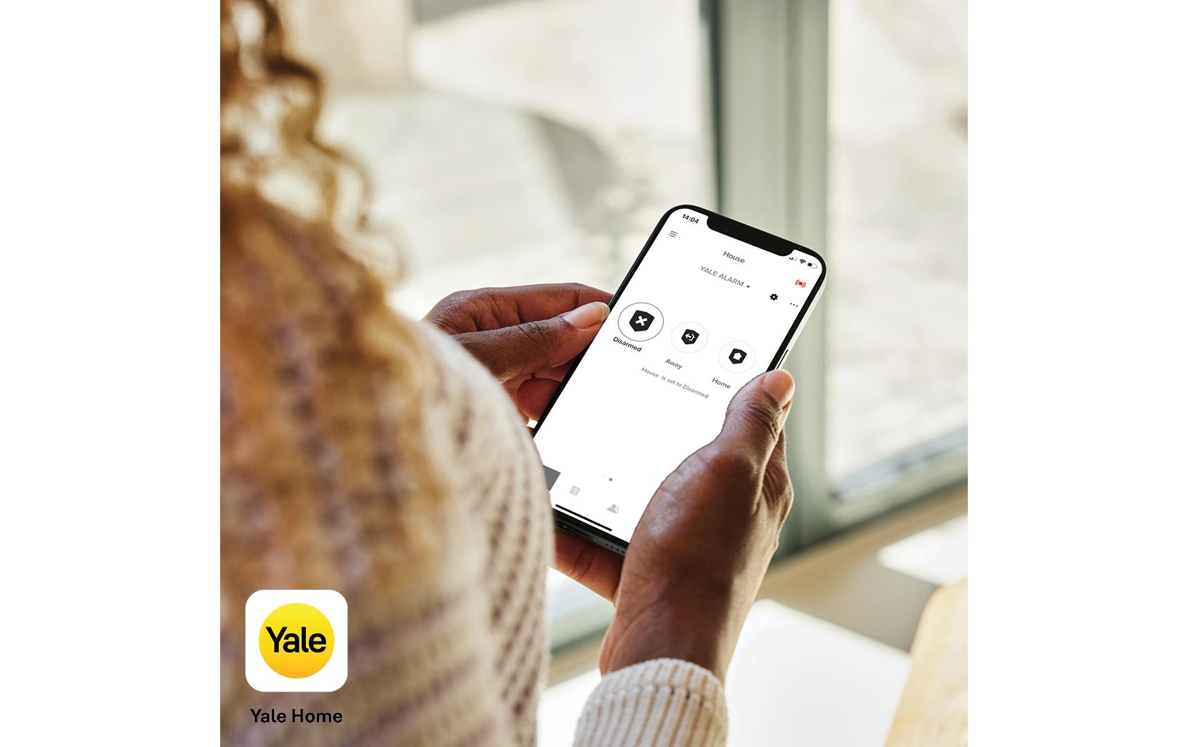 Yale AL-ESG-1A-G – Sirene, Funk 868 MHz, 100 dB, für Yale Smart Alarm – Grau
