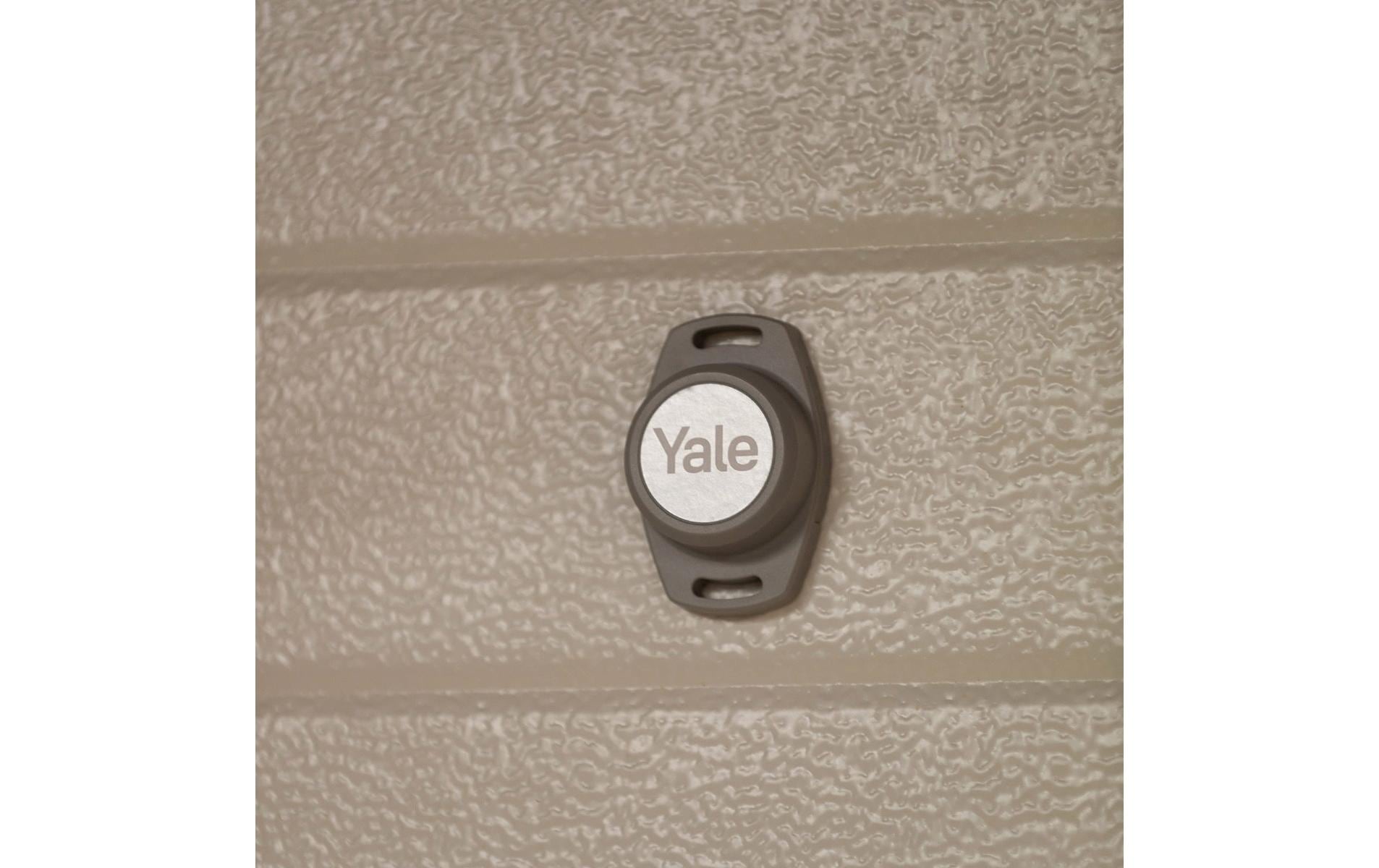 Yale Smart Positionssensor Garagentoröffner – kabellos, BT, 70×46×21 mm, Schwarz/Grau