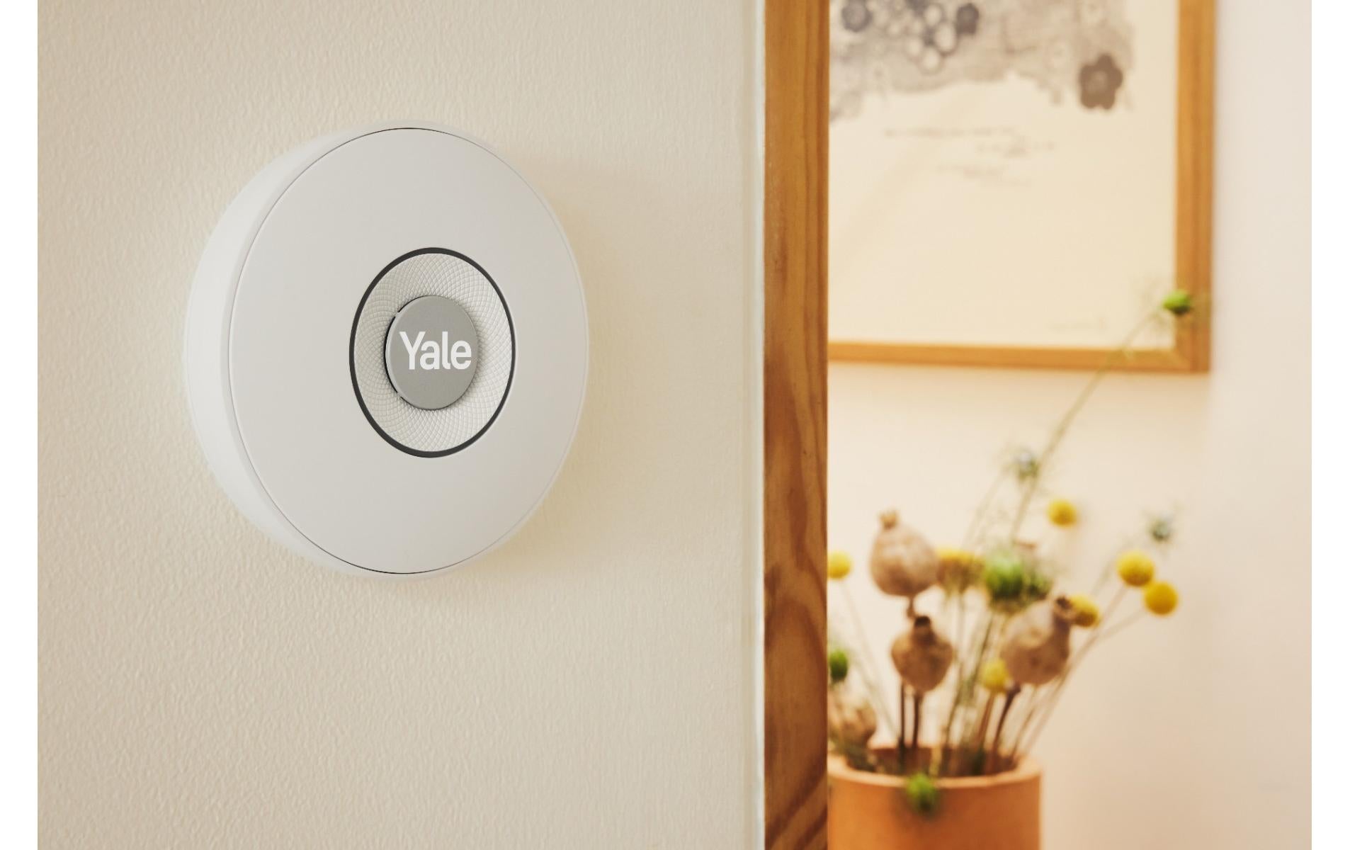 Yale AL-IS-1A-W – Sirene, Funk (868 MHz), 85 dB – Weiss, für Yale Smart Alarm