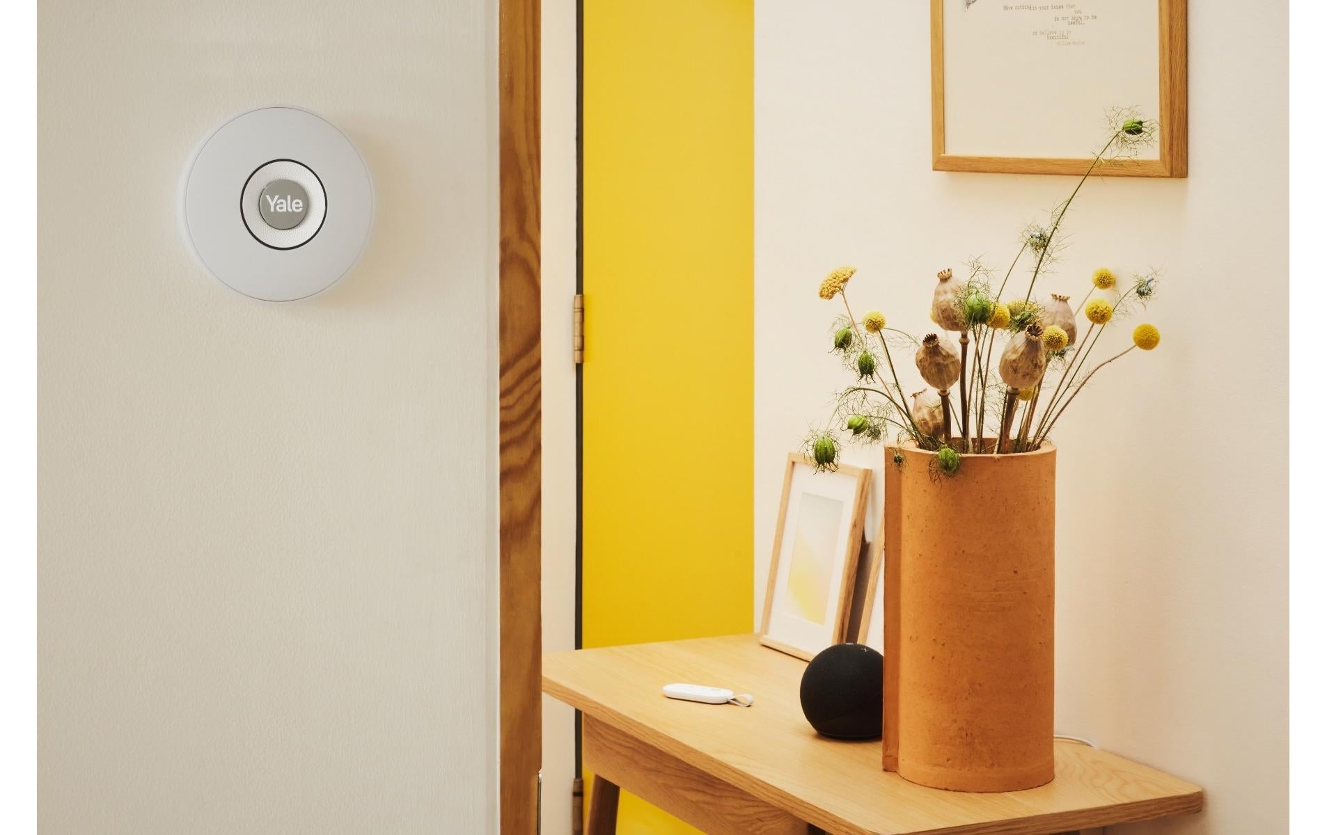 Yale AL-IS-1A-W – Sirene, Funk (868 MHz), 85 dB – Weiss, für Yale Smart Alarm