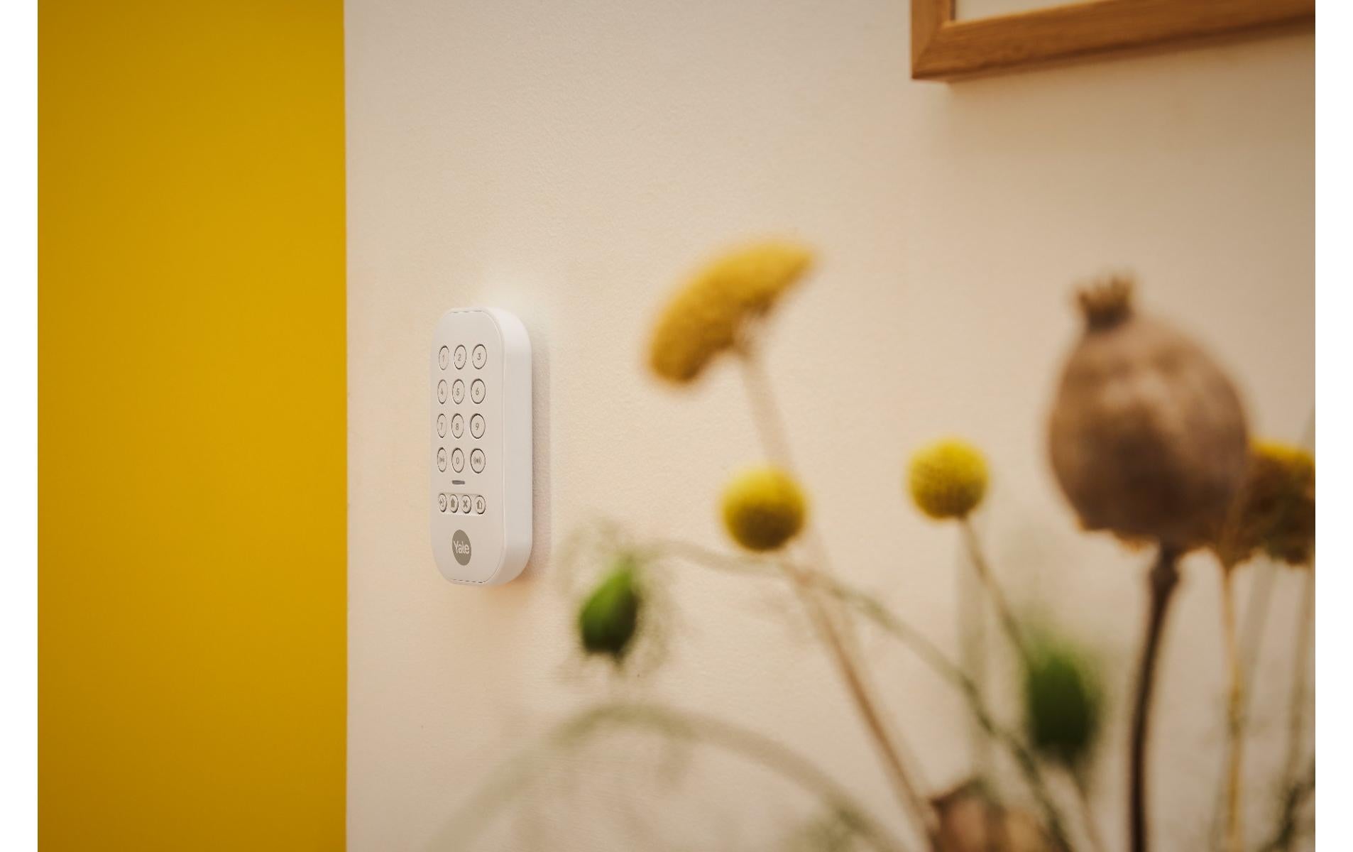 Yale AL-KP-1A-W – Sensor-Hub/Pod, Funk – für Yale Smart Alarm