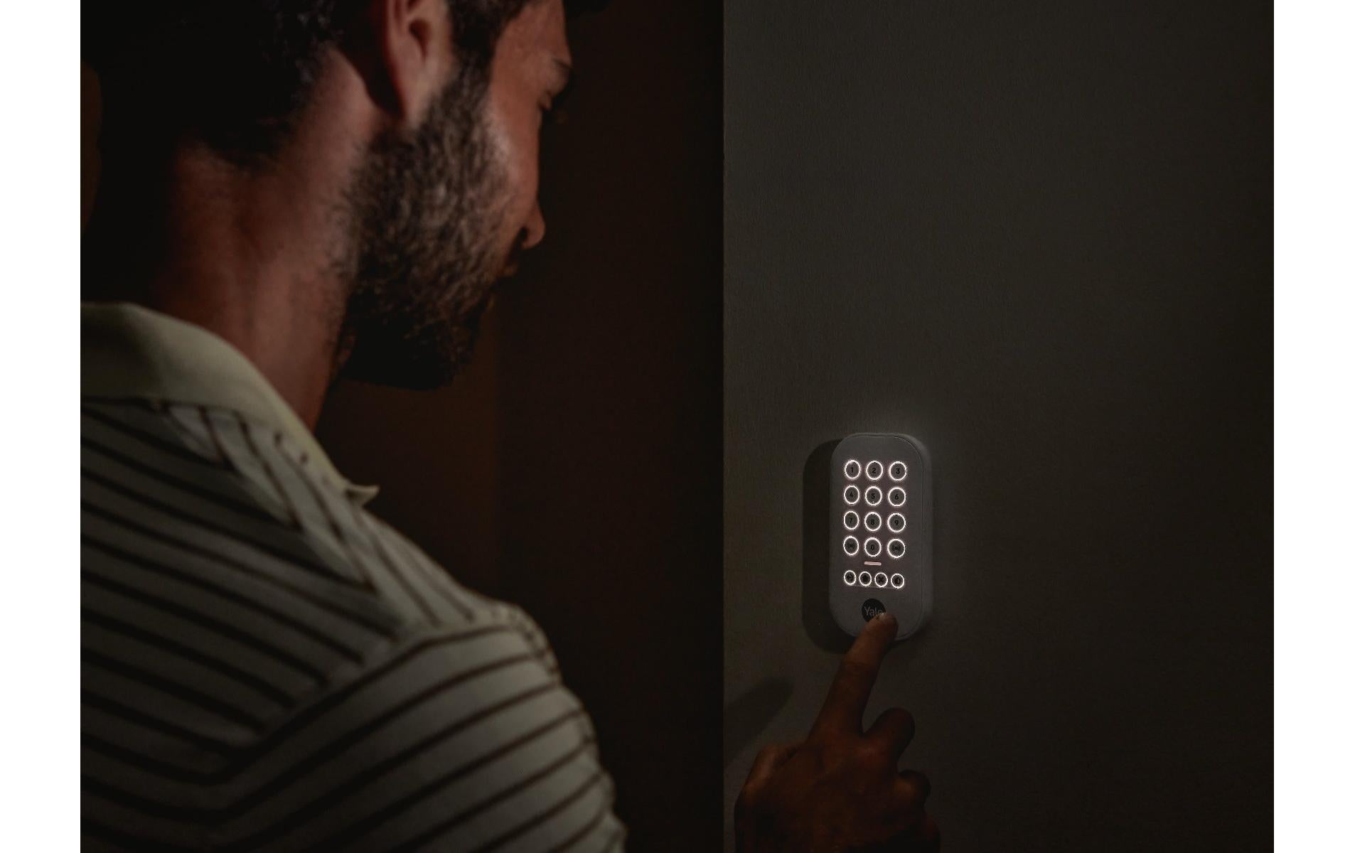 Yale AL-KP-1A-W – Sensor-Hub/Pod, Funk – für Yale Smart Alarm