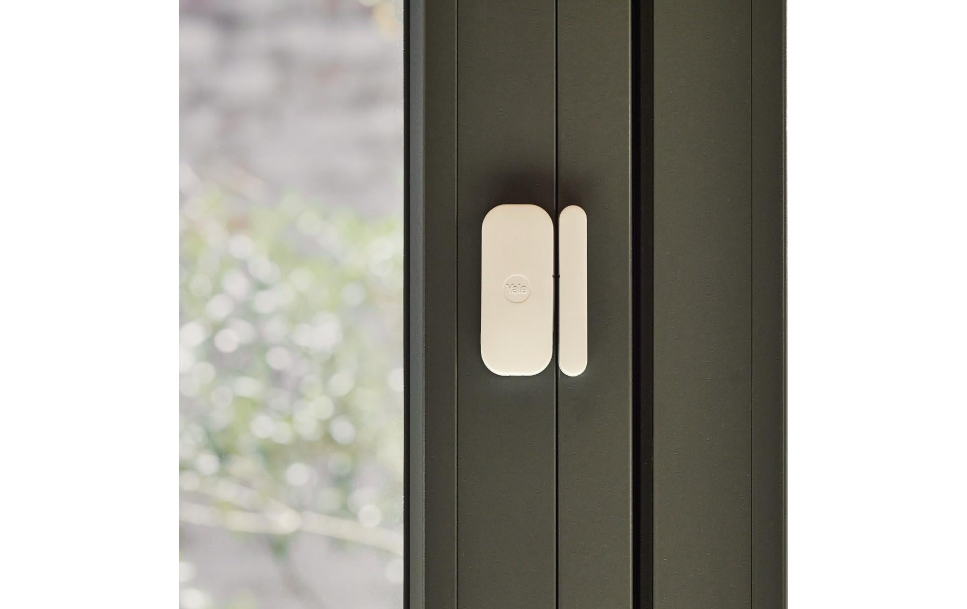 Yale Smart Alarm AL-DC-1A-W – Tür-/Fensterkontakt, Funk 868 MHz, CR2450 – Weiss, für Yale Smart Alarm
