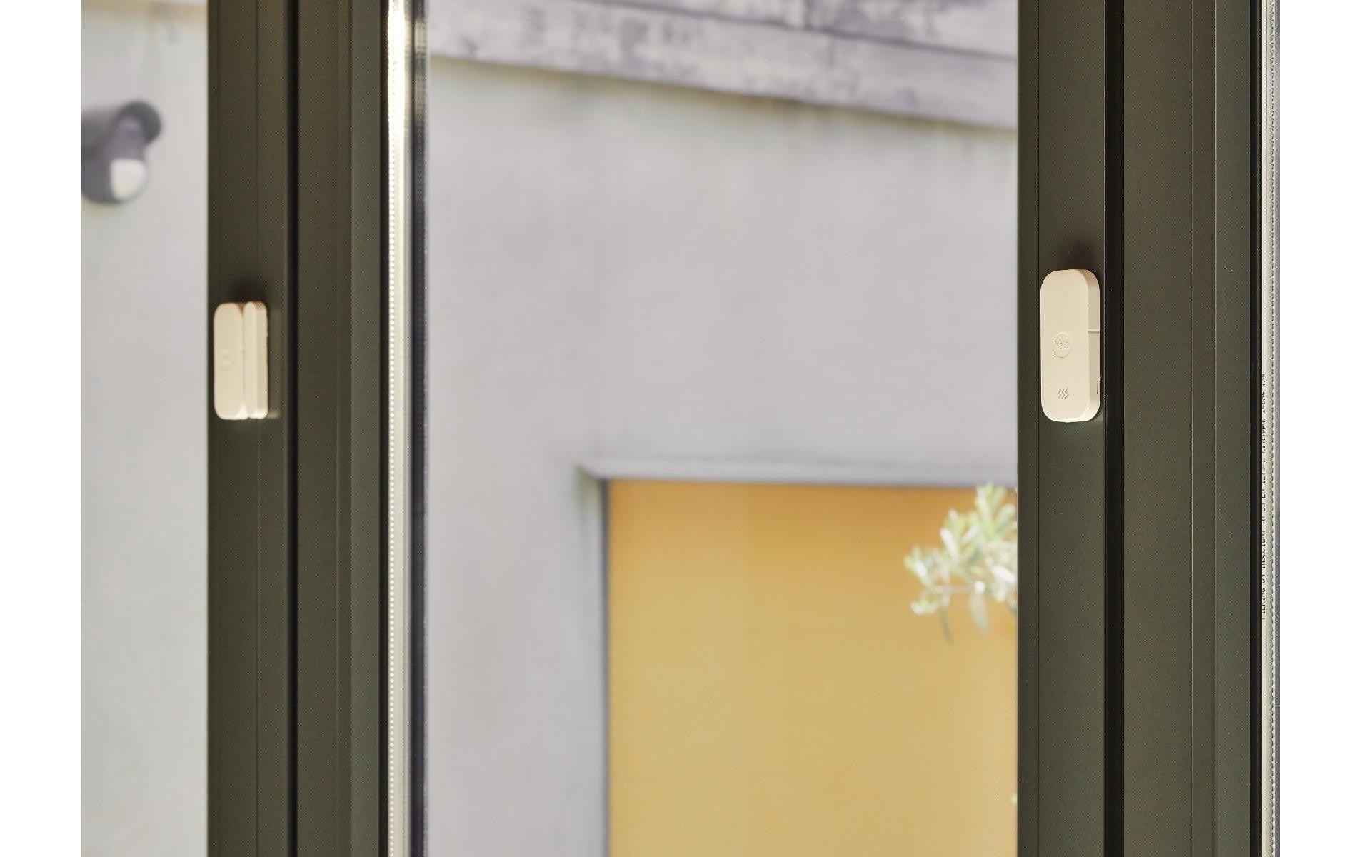 Yale Smart Alarm AL-DC-1A-W – Tür-/Fensterkontakt, Funk 868 MHz, CR2450 – Weiss, für Yale Smart Alarm