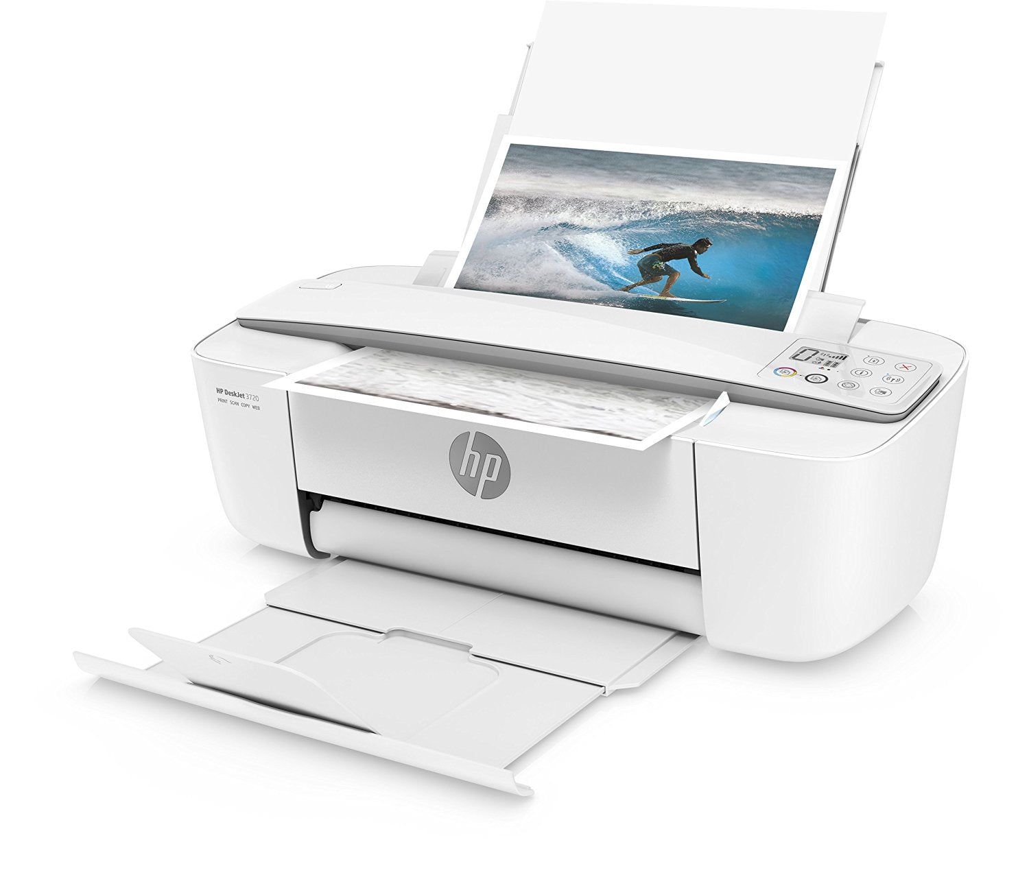 HP DeskJet 3720 – Farbtintenstrahl-Multifunktionsdrucker, A4, 3-in-1, ADF, WLAN, AirPrint