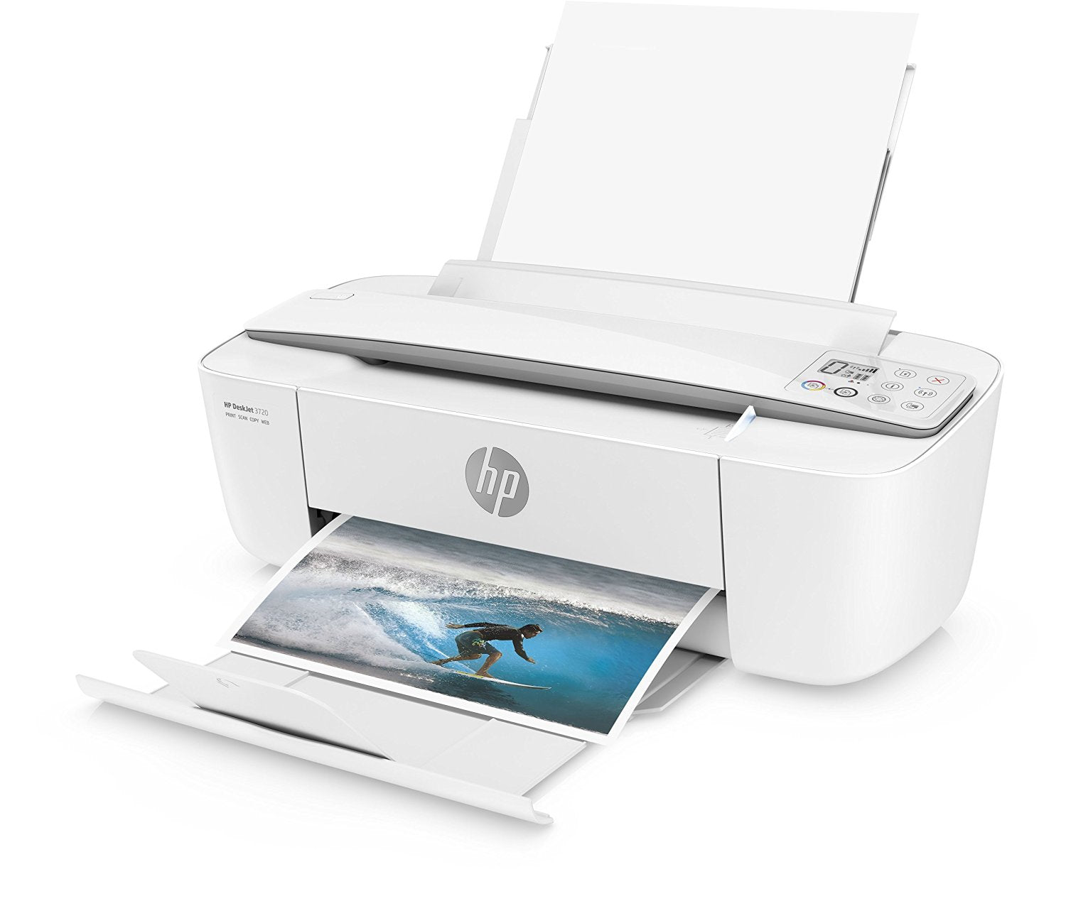 HP DeskJet 3720 – Farbtintenstrahl-Multifunktionsdrucker, A4, 3-in-1, ADF, WLAN, AirPrint