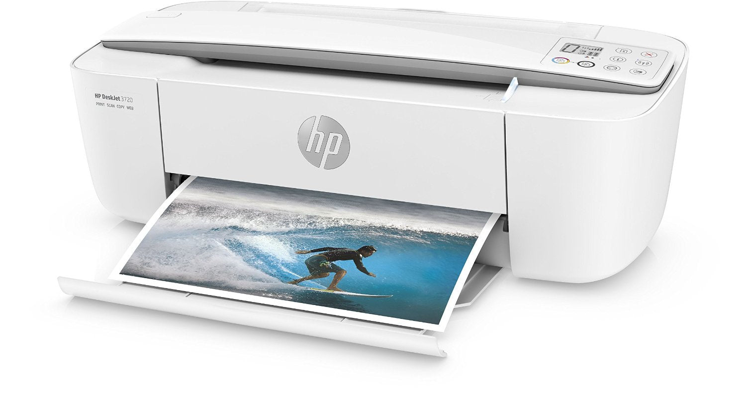 HP DeskJet 3720 – Farbtintenstrahl-Multifunktionsdrucker, A4, 3-in-1, ADF, WLAN, AirPrint