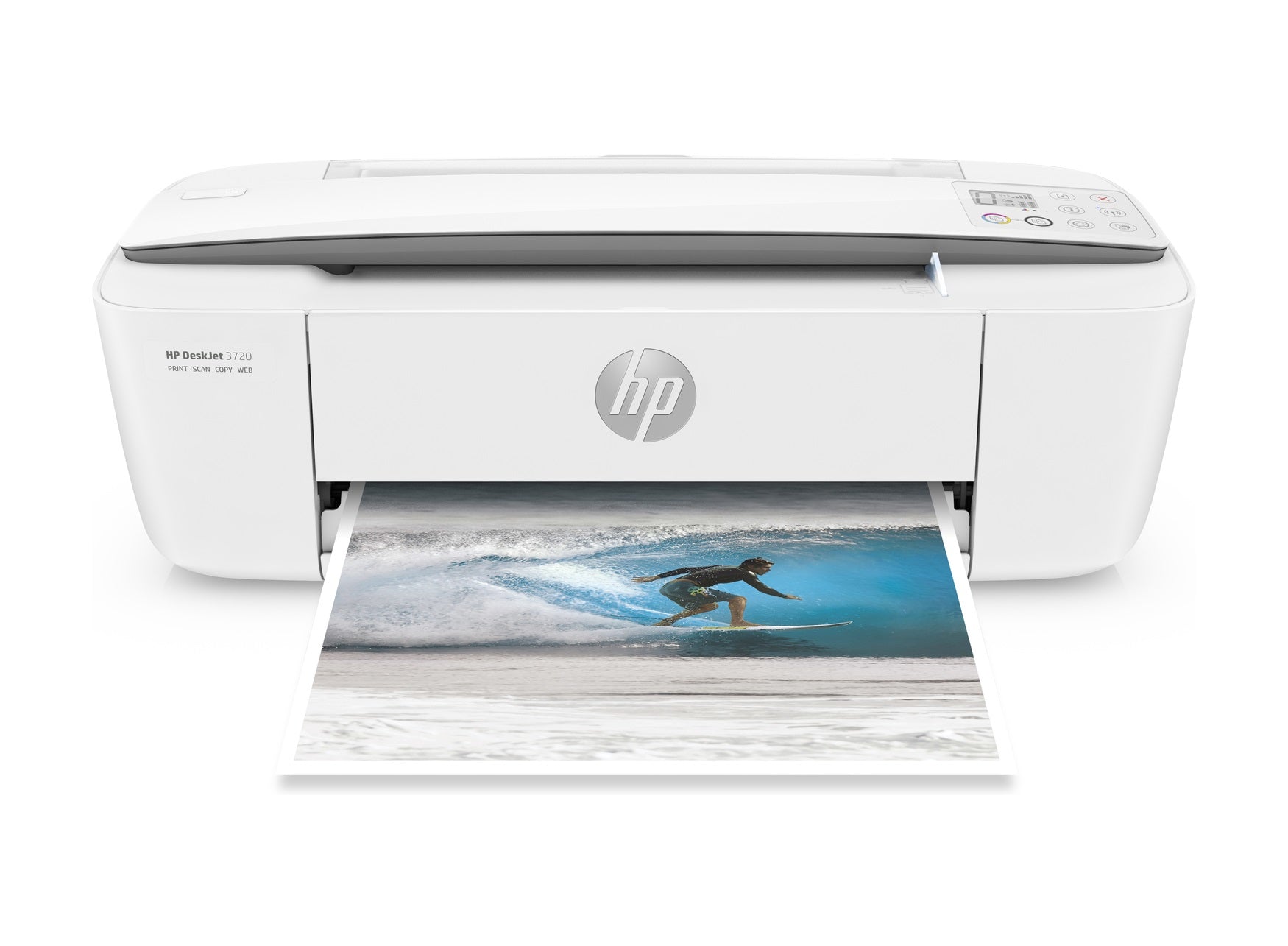 HP DeskJet 3720 – Farbtintenstrahl-Multifunktionsdrucker, A4, 3-in-1, ADF, WLAN, AirPrint