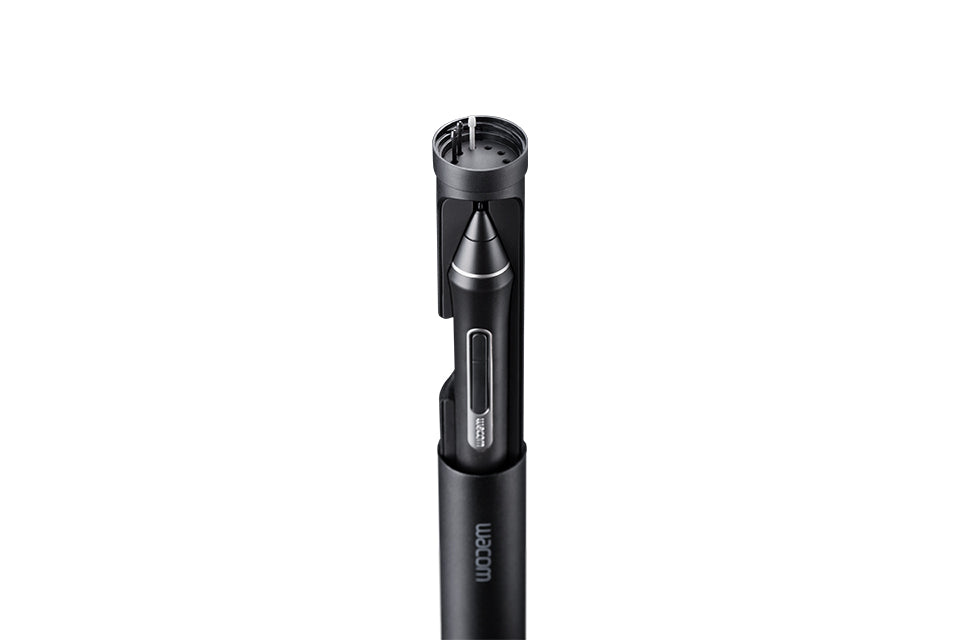 Wacom Bamboo Pro Pen 2 – Eingabestift – Schwarz – für Intuos Pro, Cintiq Pro, MobileStudio Pro (Auswahl)