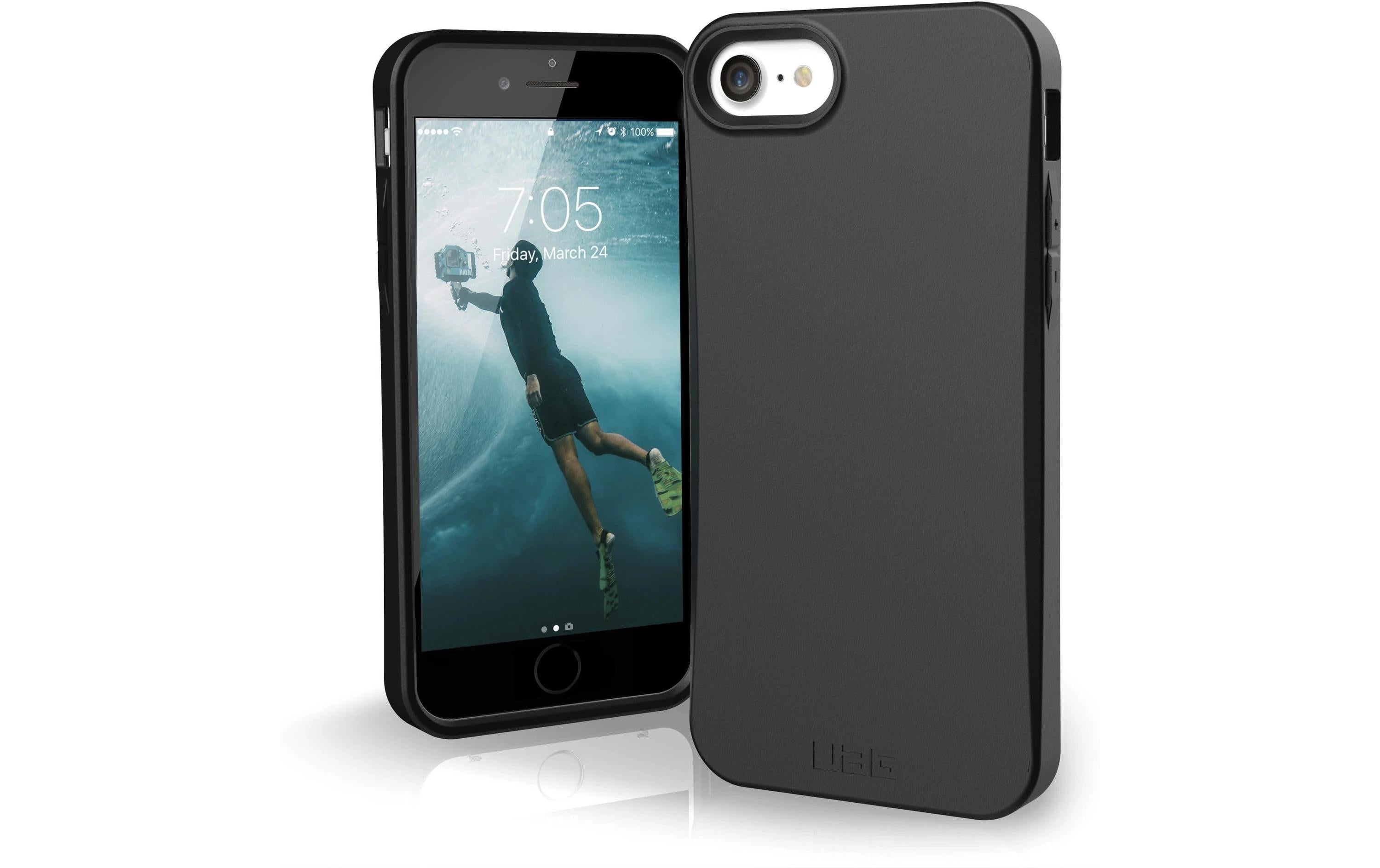 Urban Armor Gear UAG Scout – Backcover – für Apple iPhone SE (1. Gen.), Kunststoff, Schwarz