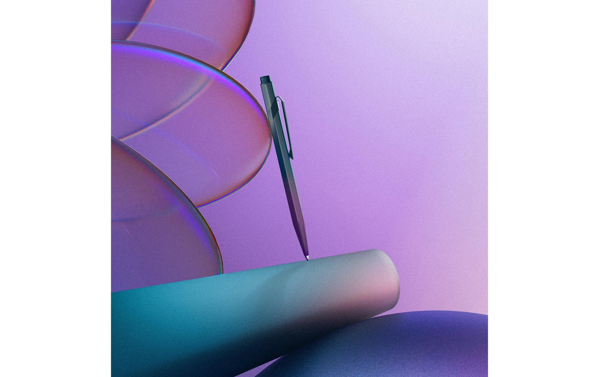 Caran d-Ache Caran d'Ache Kugelschreiber – Meerviolett, Aluminium
