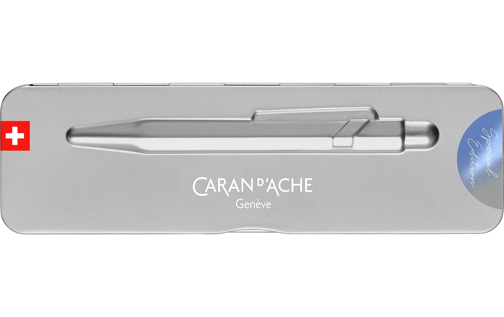 Caran d-Ache Caran d'Ache Kugelschreiber – sturmblau, Aluminium