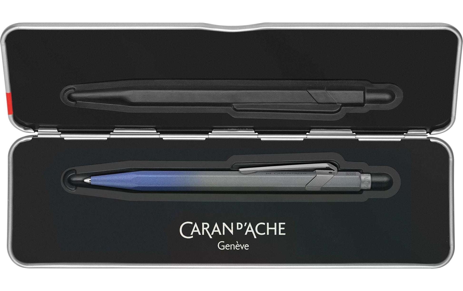 Caran d-Ache Caran d'Ache Kugelschreiber – sturmblau, Aluminium