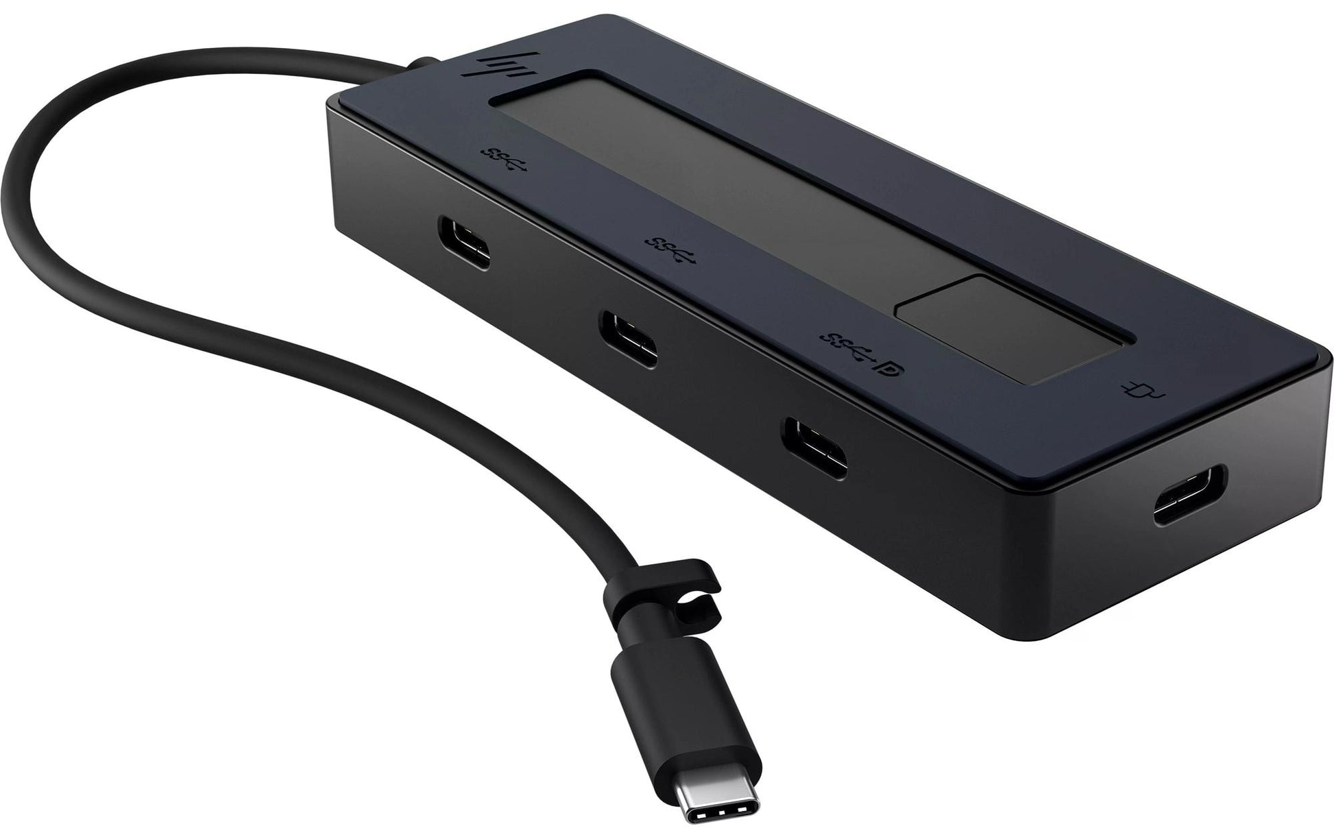 HP Multiport-Adapter – USB-C, 1× DP, 4× USB-C, 65 W PD, für Windows/Mac/ChromeOS