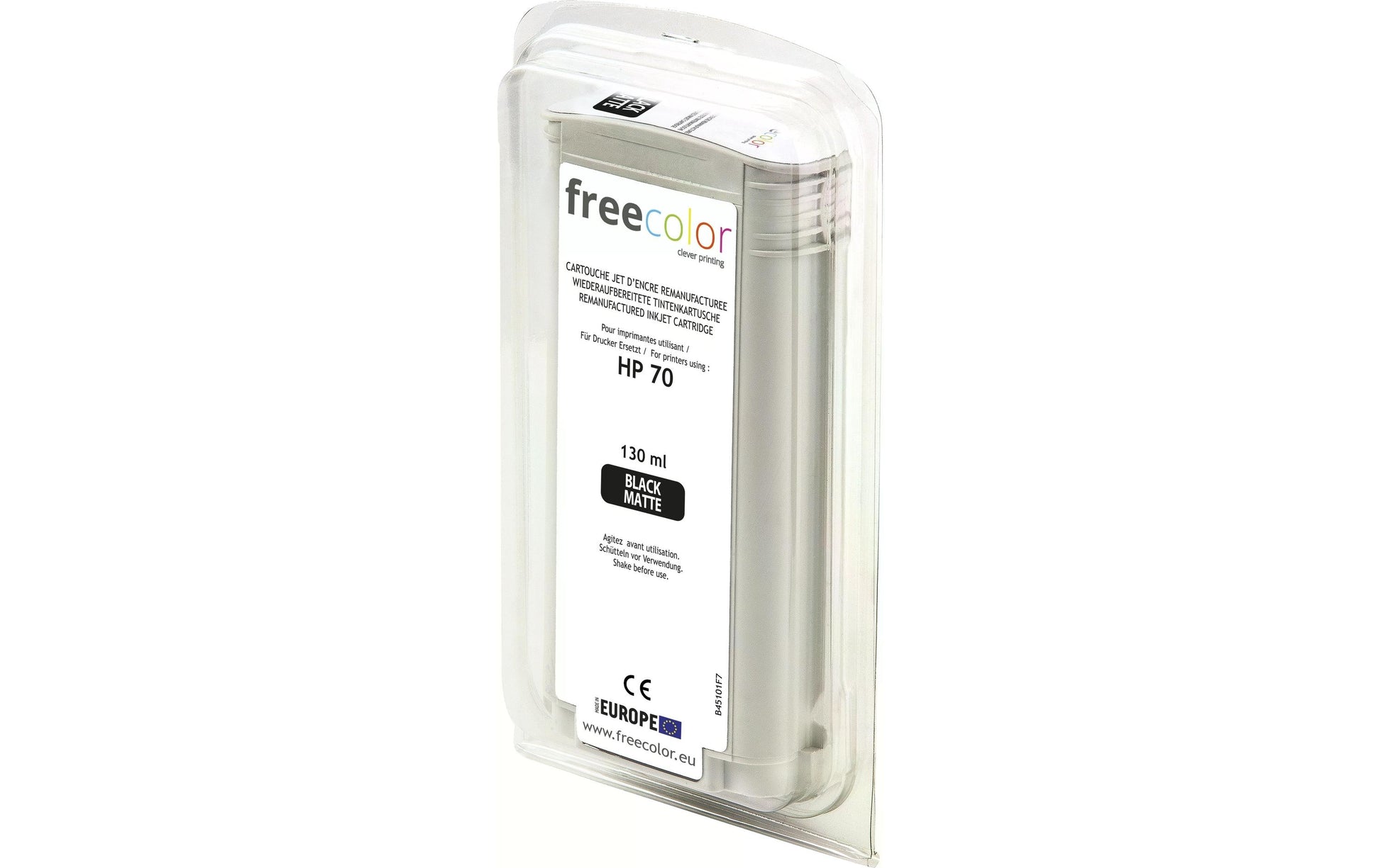 Freecolor Tintenpatrone, Schwarz, 130 ml, Kompatibel – für Inkjet-Drucker