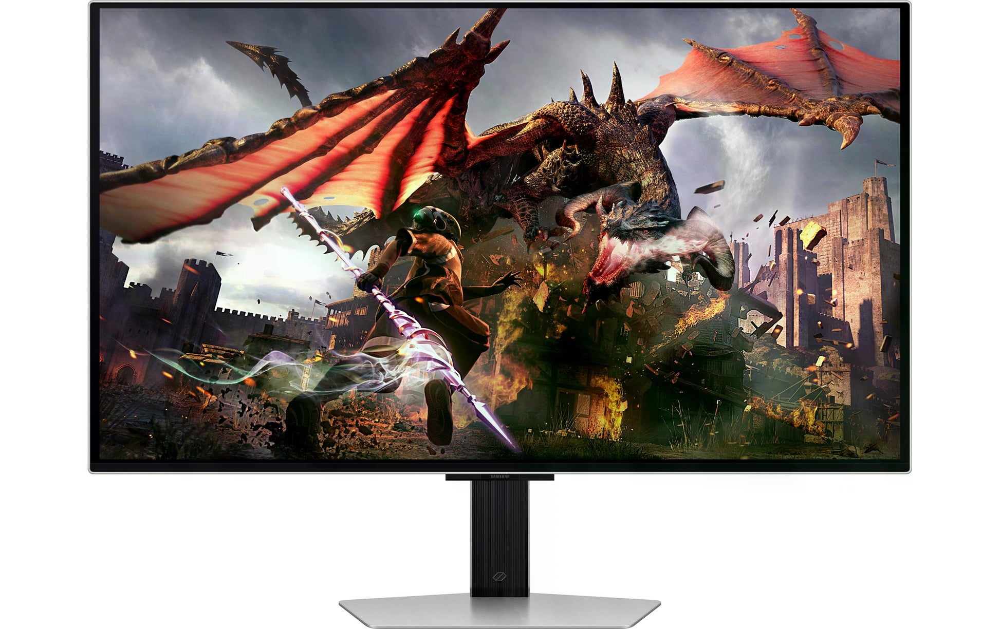 Samsung LS32DG800SUXEN – Monitor, 32", OLED, 240 Hz, 250 cd/m², FreeSync Premium Pro, VESA 100 × 100, Schwarz