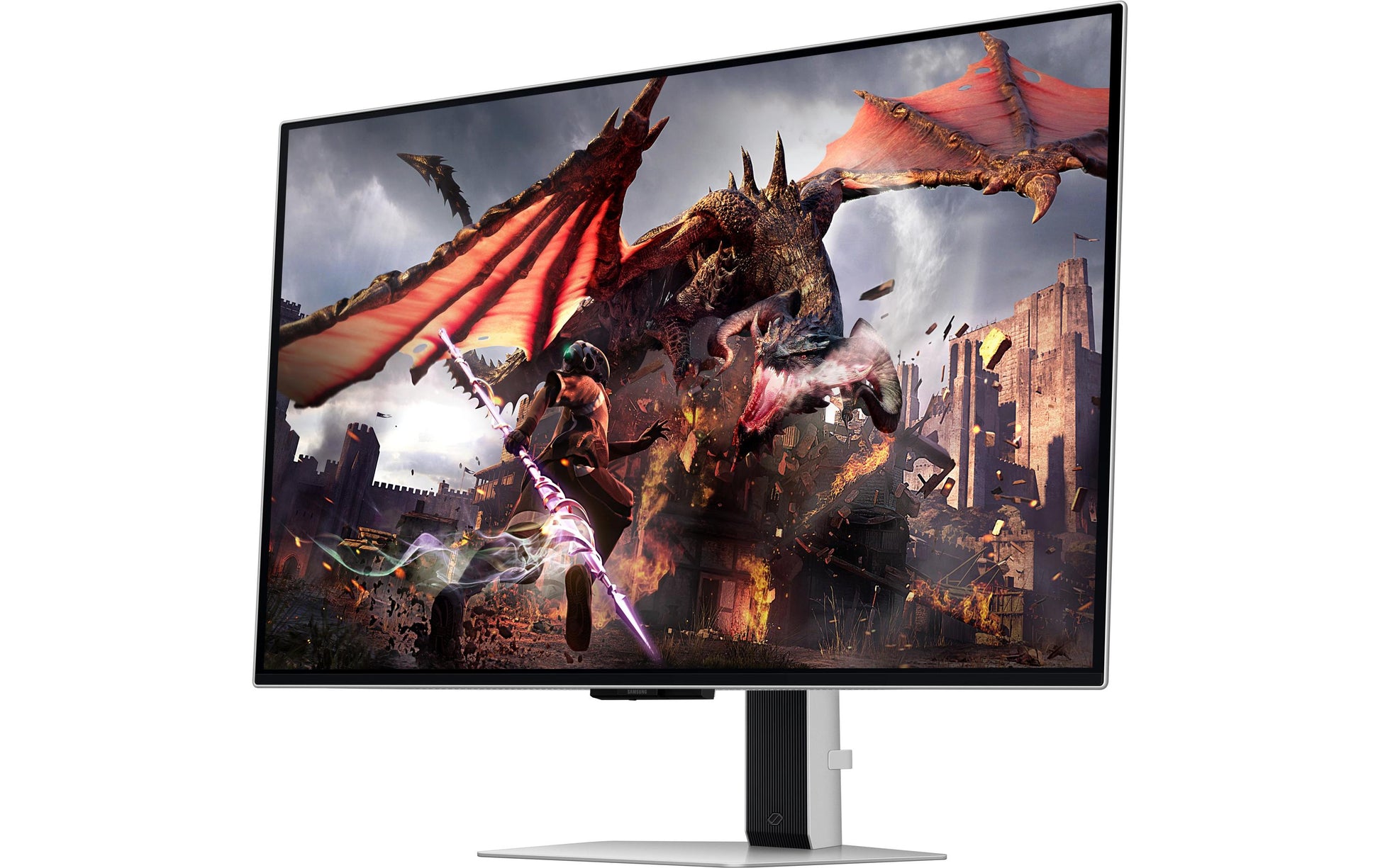 Samsung LS32DG800SUXEN – Monitor, 32", OLED, 240 Hz, 250 cd/m², FreeSync Premium Pro, VESA 100 × 100, Schwarz