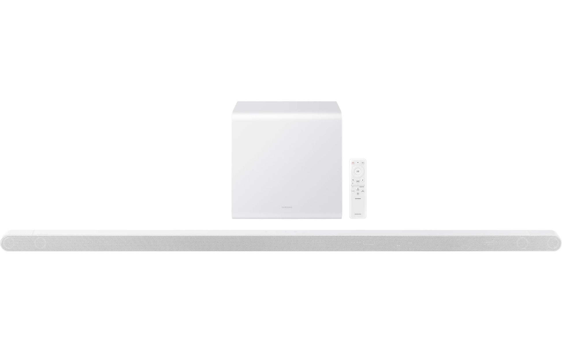 Samsung HW-S801D – Soundbar mit kabellosem Subwoofer – 3.1.2, AirPlay 2, Chromecast u. a., Weiss