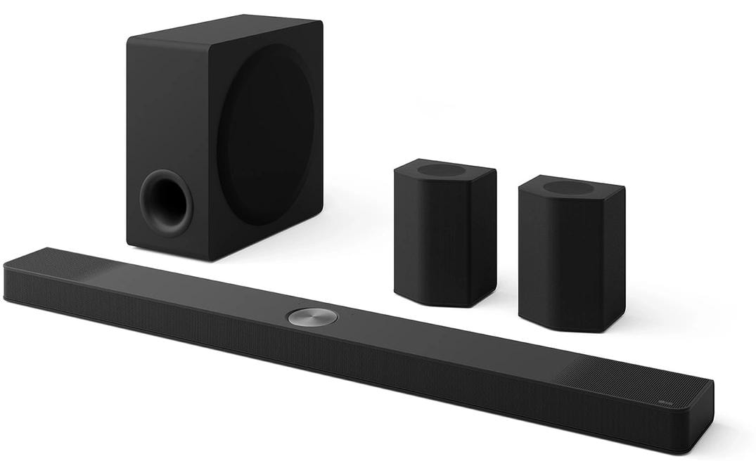 LG DS95TR – Soundbar mit kabellosem Subwoofer – 9.1.5, 810 W, HDMI eARC, Schwarz