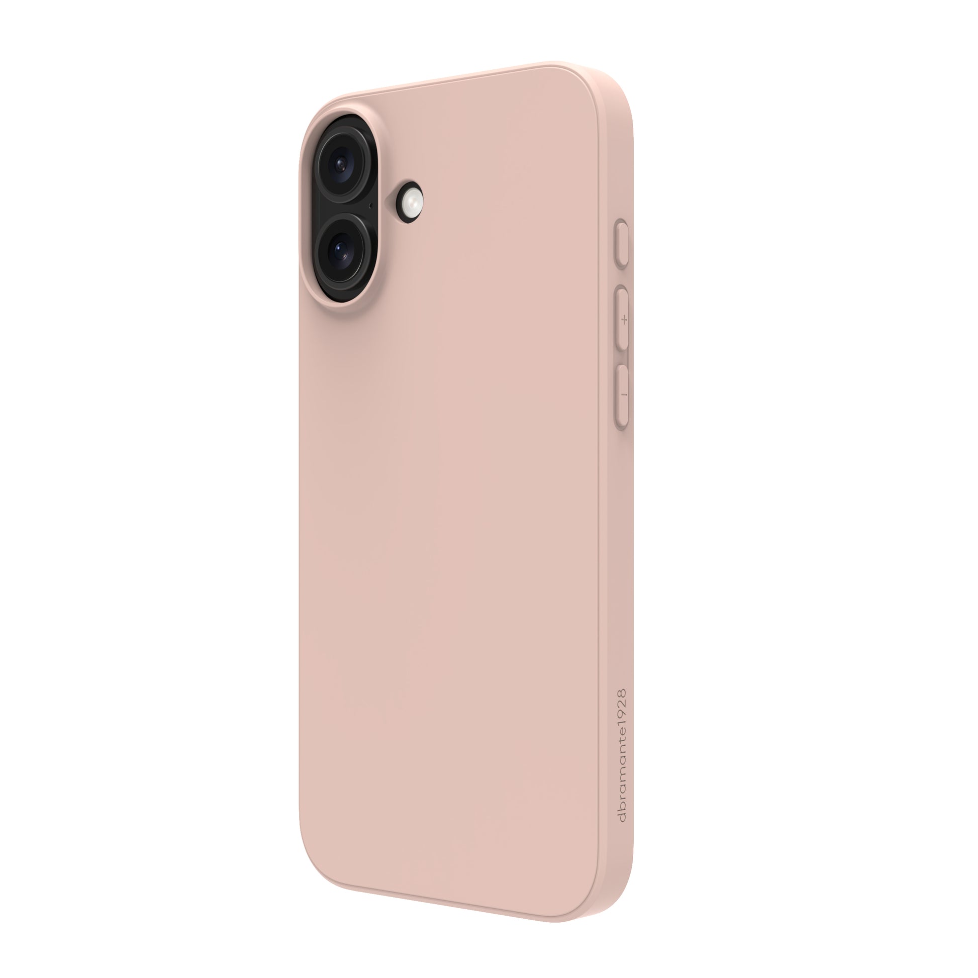 dbramante1928 Greenland – Backcover – für Apple iPhone 16 Plus, Recycling-Kunststoff, Pink Sand