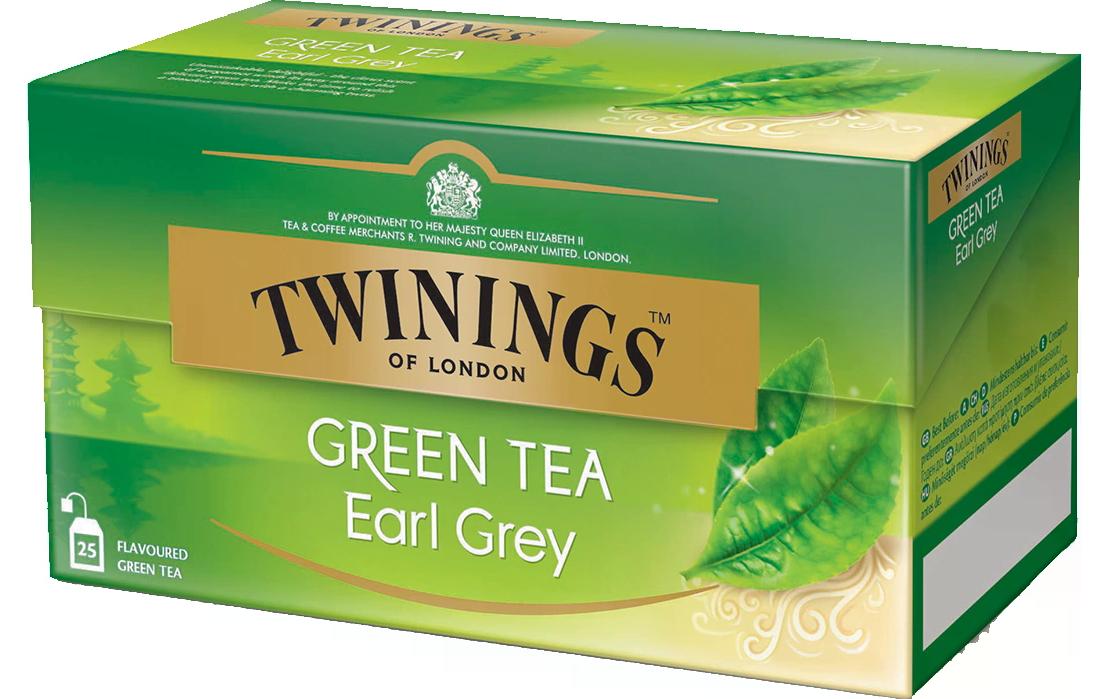 Twinings – Grüntee Earl Grey – Teebeutel 25 Beutel
