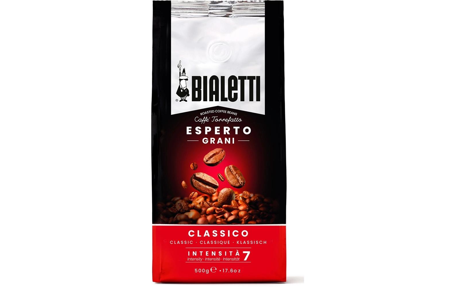 Bialetti Classico – Kaffeebohnen – Café Crème, Intensität 7, 500 g