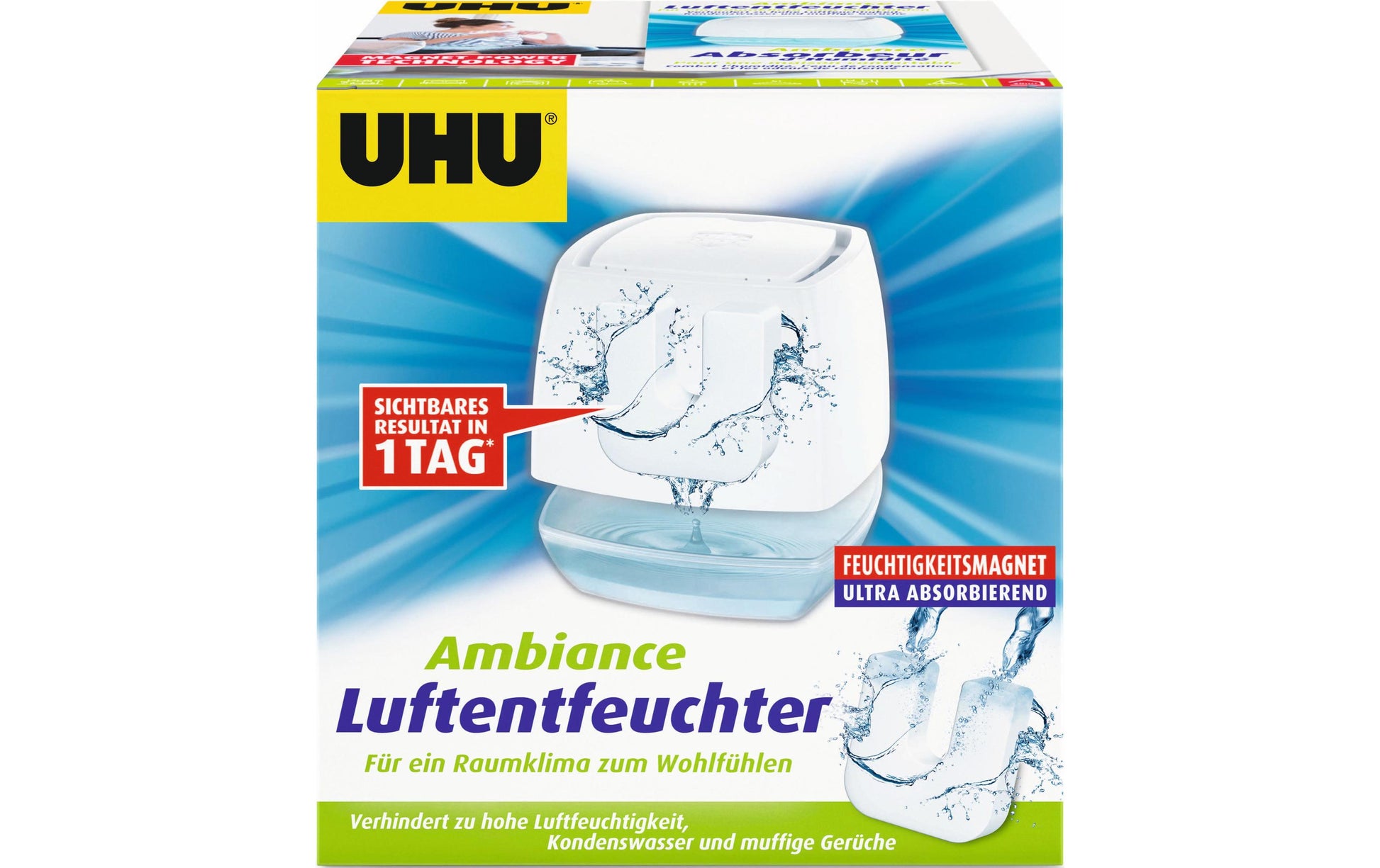 UHU Luftentfeuchter – 0,5 L/24 h