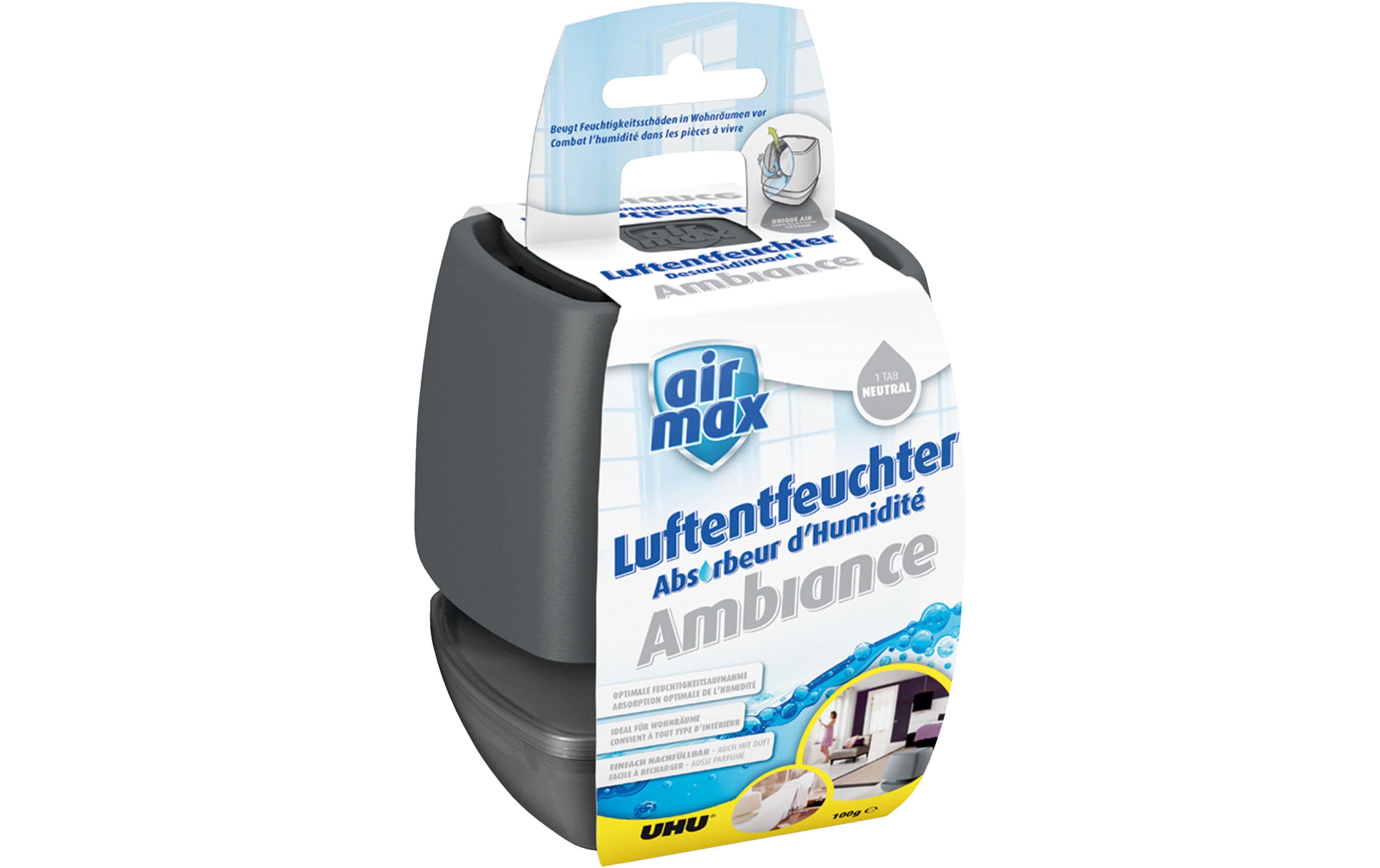UHU Luftentfeuchter Airmax – 0,1 L/24 h