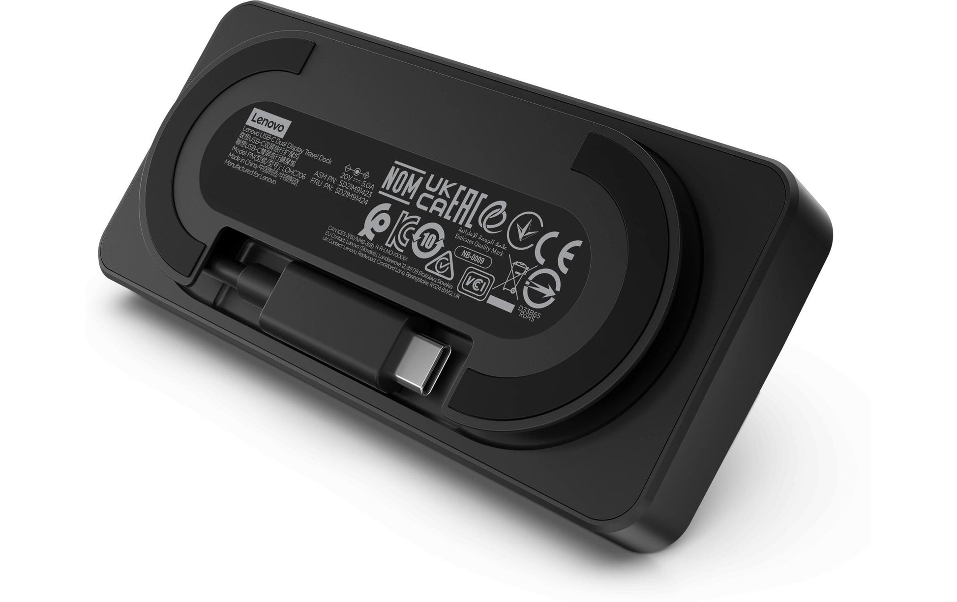 Lenovo 40B90100CH Dockingstation – USB-C, 1× DP, 1× HDMI, 1× USB-A, 2× USB-C, 100 W PD, GbE, für Windows 10/11