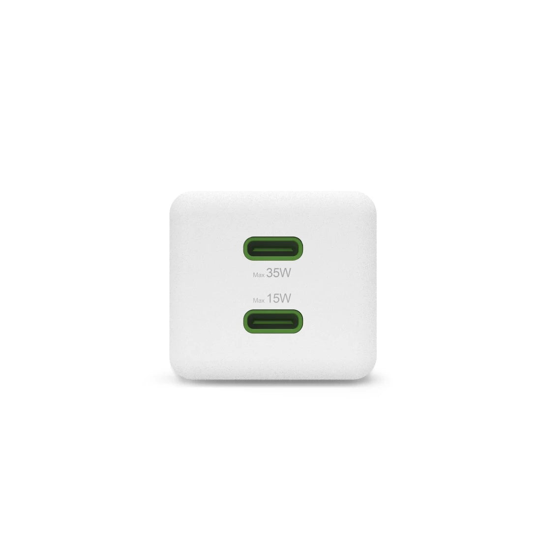 Hama 00125116 USB-Ladegerät 35 W – USB-C×2 – PD, QC 3.0 – für Smartphones, Tablets, Powerbanks – Weiss