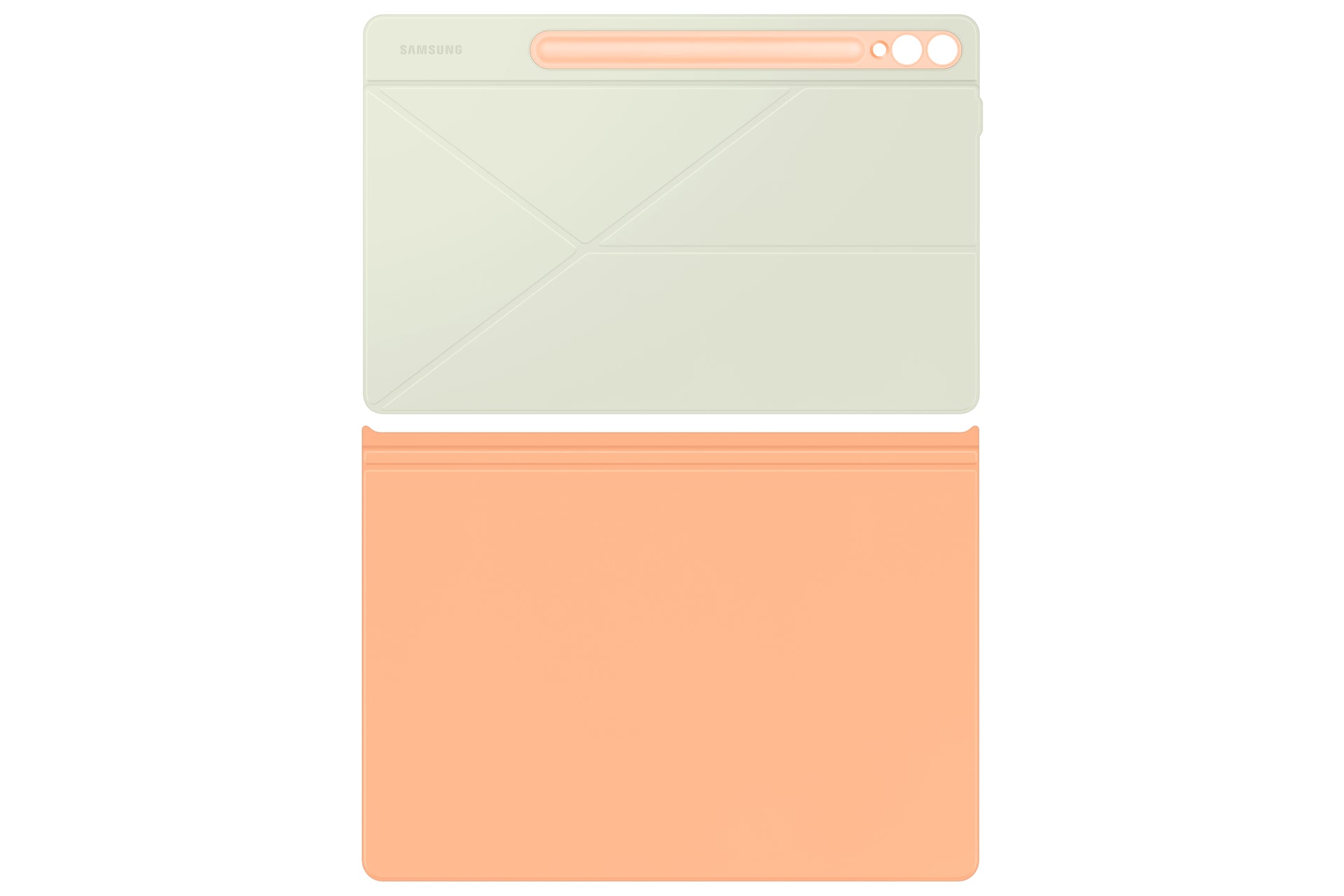 Samsung Smart Book Cover EF-BX810 Notebook-Schutzhülle – für Tablets bis 12,4", Kunststoff, Orange