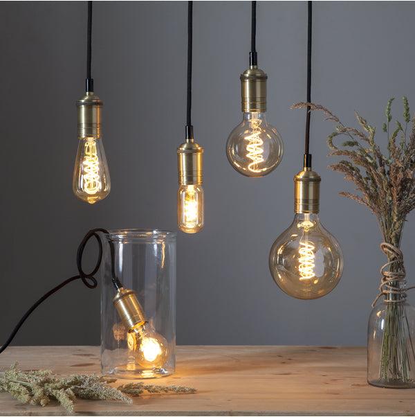 Star Trading LED-Leuchtmittel E27 G95 – Warmweiss 2000 K, 150 lm, 3,1 W, dimmbar – 5 Stk.