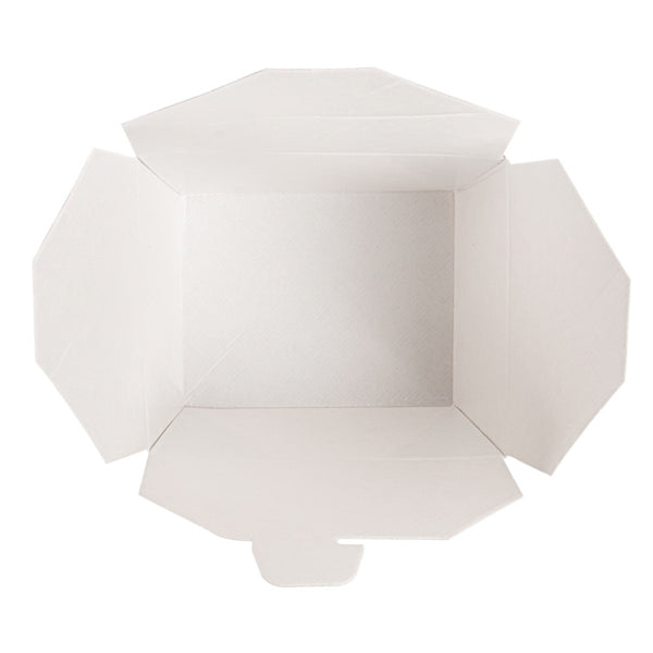 Garcia de Pou Take-away-Box, Papier/Karton – 780 ml, 113 × 90 × 63 mm, braun/weiss – FSC – 50 Stk.