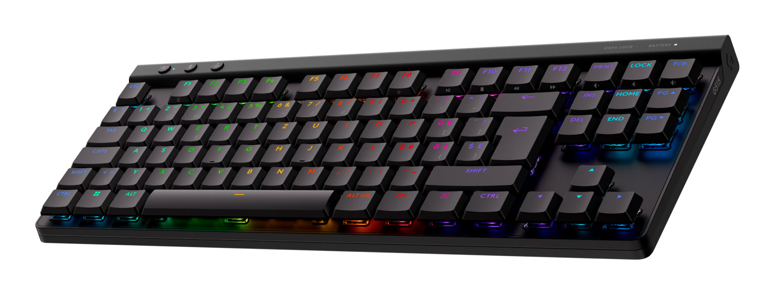 Logitech G G515 LIGHTSPEED TKL – mechanisch, RGB – Bluetooth & 2,4 GHz (Nano-Empfänger USB-A) – QWERTZ (CH)