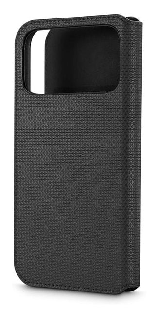 Black Rock Booklet Slim Folio – für Apple iPhone 17 Pro Max, mit Kartenfach, Mikrofaser+PU+TPU, schwarz