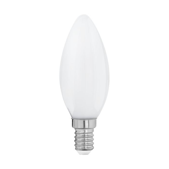 EGLO Leuchtmittel E14 Kerzenform – Warmweiss 2700 K, 470 lm, 4 W – IP20 – 1 Stk. – Glas