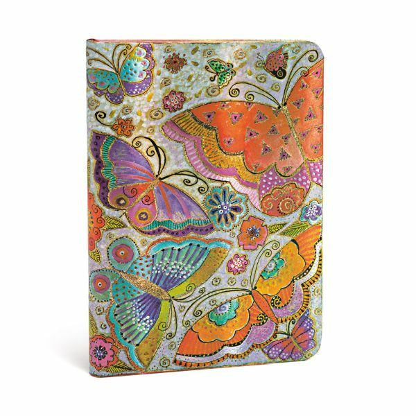 Paperblanks Notizbuch – 120 × 170 mm – 85 g/m² – Hardcover, Falt-Innentasche, Leseband, mehrfarbig, FSC