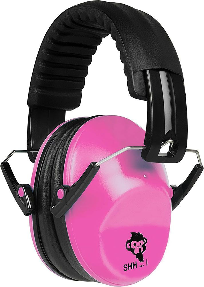 ACE SHH Kapselgehörschutz für Kinder – SNR 26 dB – Schwarz/Pink