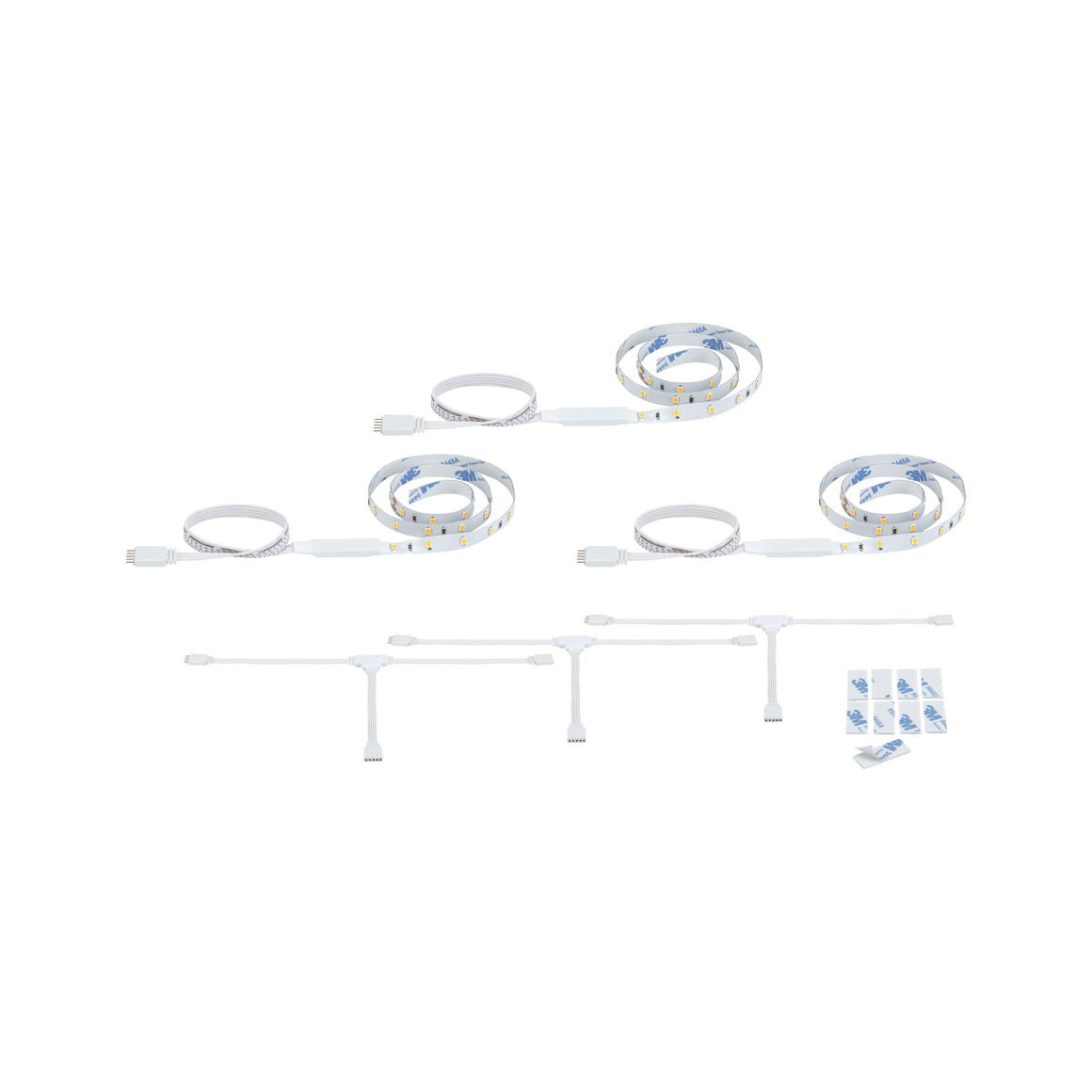 Paulmann LED-Strip Erweiterung 0,5 m – Warmweiss – IP20 – 3 Stk.