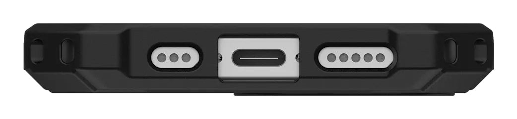 Urban Armor Gear UAG Essential Armor MS Rückcover – für Apple iPhone 16e, MagSafe, Kunststoff, schwarz, bis 4,6 m sturzsicher