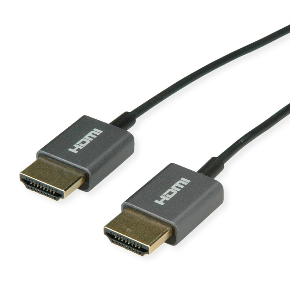 ROLINE HDMI Kabel (A–A, M–M) HDMI 2.0 4K 60 Hz – 2 m – HDR, Ethernet