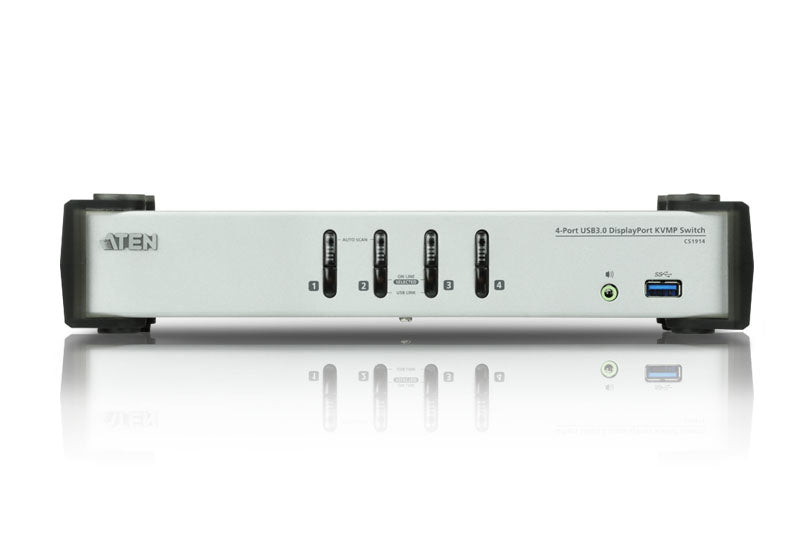 ATEN KVM-Switch, USB 3.2 Gen 1/DisplayPort
