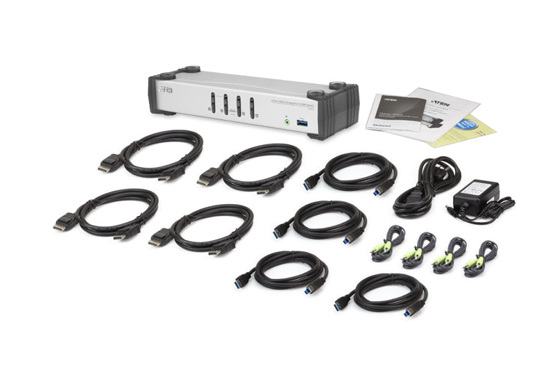 ATEN KVM-Switch, USB 3.2 Gen 1/DisplayPort