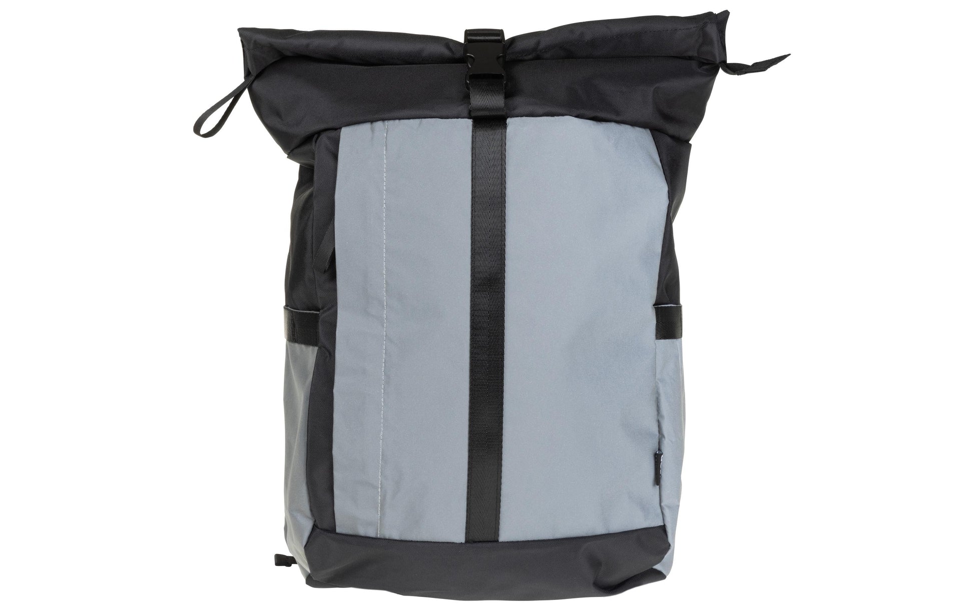 KOOR Notebook-Rucksack Veedi Rolltop Reflective – 22 l, reflektierend, wasserabweisend – Schwarz