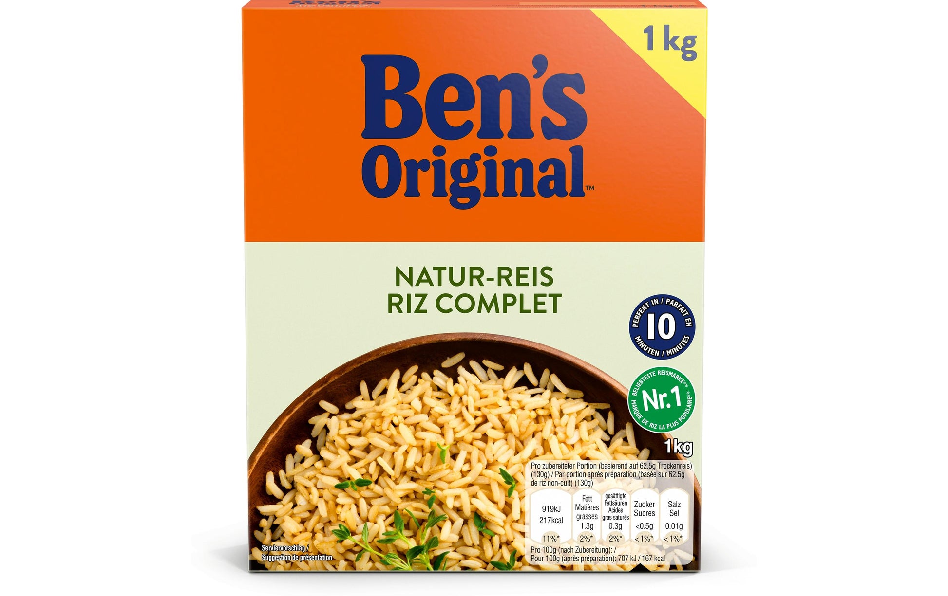 Ben's Original Vollkornreis – 1 kg