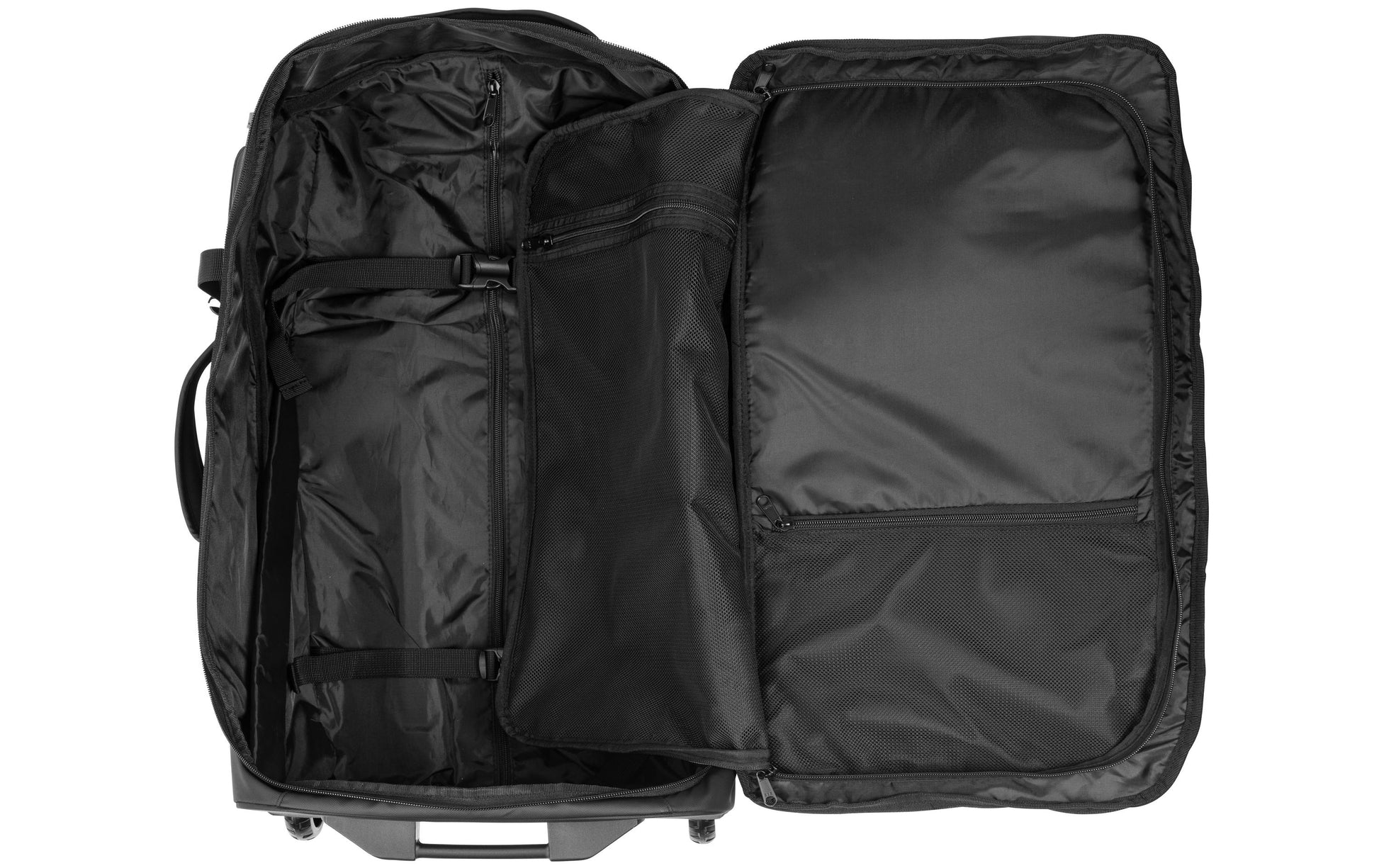 KOOR Trolley JIIBS 70 – 70 l, Weichschale, 2 Rollen, Schwarz, 36 × 63 × 27 cm